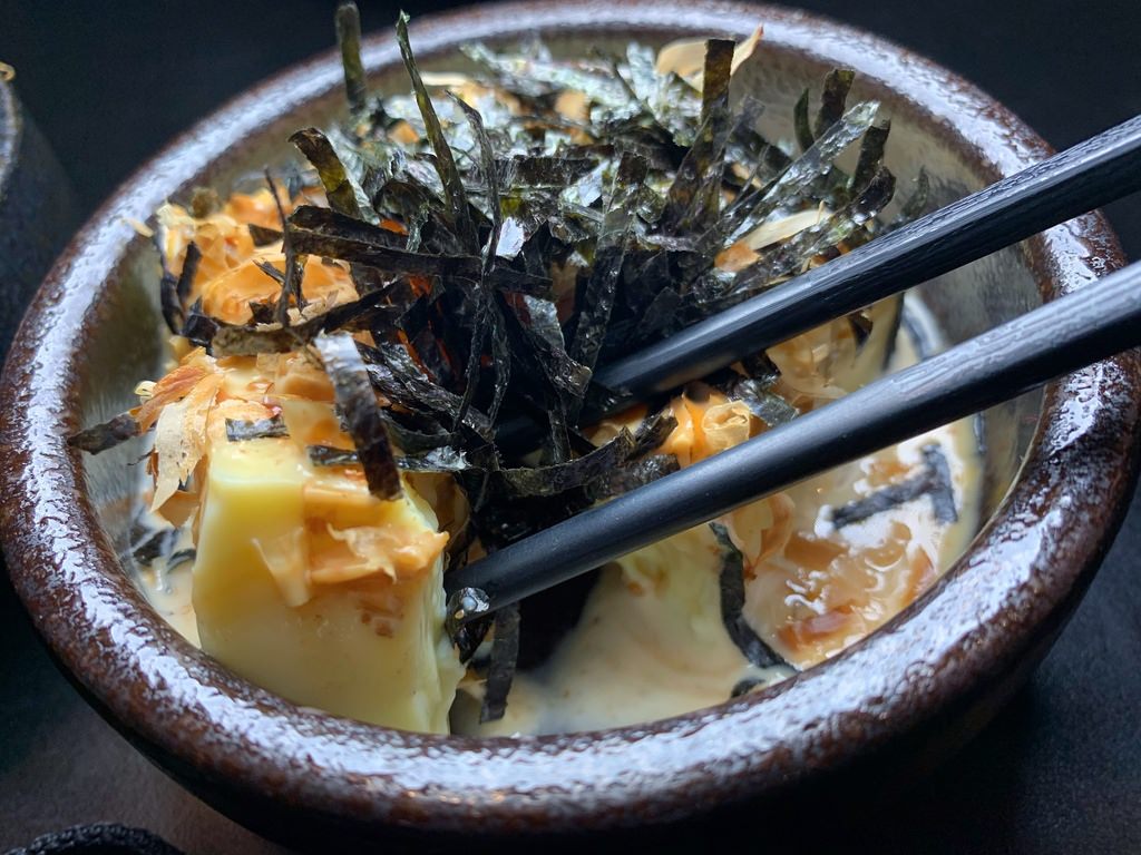 日式鮭魚卵冷豆腐